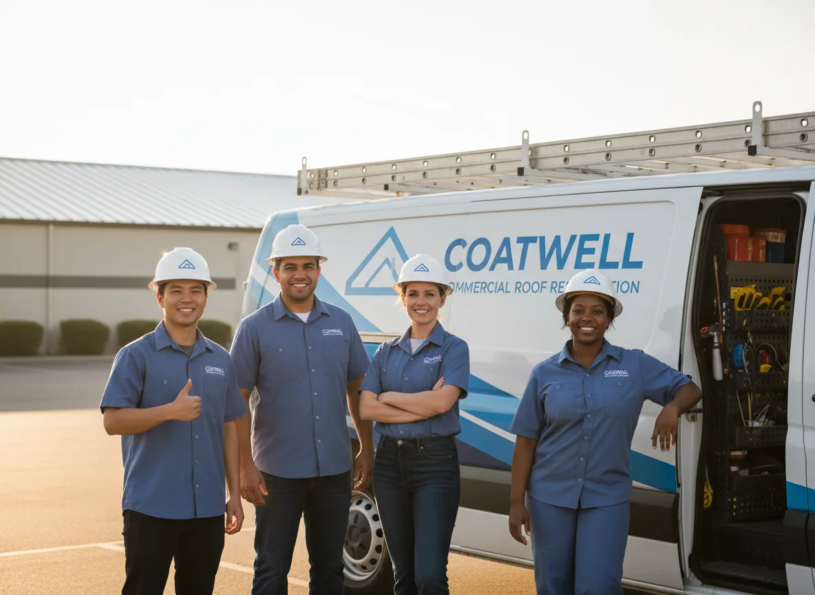 Commercial roof coating company in Stacyville, IA
